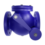 Зворотний клапан поворотний з противагою фланцевий чавунний, диск-чавун GGG50, PN16