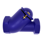 Зворотний клапан кульовий муфтовий чавунний, куля-сталь + NBR, PN16