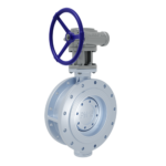 Затвор фланцевий з ексцентриком сталевий, диск-сталь, PN16