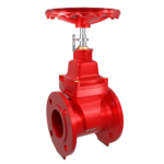 Засувка клинова з вказівником положення фланцева чавунна, F4, клин-чавун GGG50 + EPDM, PN16