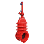 Засувка з вказівником положення та кінцевим сигналізатором фланцева чавунна