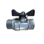 Кран кульовий муфтовий латунний, PN40, вода, газ