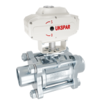 Welded ball valve with electric drive, PN16