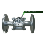 Кран кульовий трискладовий фланцевий нержавіючий, куля-нж сталь 304, PTFE, PN16