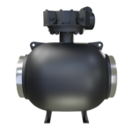 Кран кульовий повнопрохідний приварний сталевий, куля-нж сталь 304, PTFE