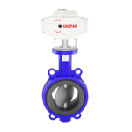 Затвор поворотний з електроприводом