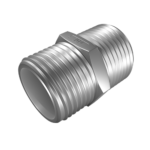 The nipple is stainless