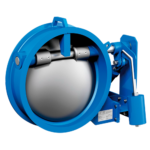 Зворотний клапан поворотний з противагою міжфланцевий сталевий, диск-сталь, PN10